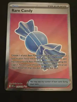 Rare Candy 175/132 Secret Rare Pokemon Card Mega Evolutions (NM) - Image 1