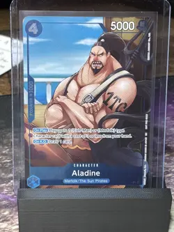 OP14-043 Aladine Dash Pack R Full Art One Piece TCG English Card - Image 1