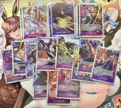 (17) One Piece TCG Purple SR/ Mixed LOT 17 Foil Cards English Mixed Sets All NM - Image 1