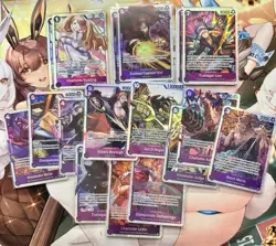 (17) One Piece TCG Purple SR/ Mixed LOT 17 Foil Cards English Mixed Sets All NM - Image 2