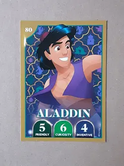 Morrisons Christmas Party 2025 Disney Trading Cards no. 80 Aladdin - Image 1