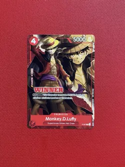 One Piece Monkey.D.Luffy - P-007 Winner Pack Vol. 1 P-007 Promo Card TCG - Image 1