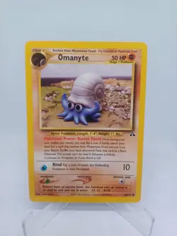 Omanyte 60/75 - Pokemon - Neo Discovery - Non Holo - Common TCG Card - Image 1