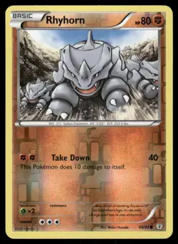 Pokemon Cards Rhyhorn 49/83 Reverse Holo Generations NM - Image 1