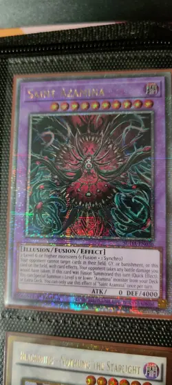 SUDA-EN036 Saint Azamina : Quarter Century Secret Rare 1st Edition YuGiOh Card - Image 1