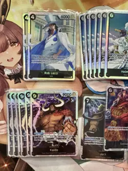 (18) One Piece TCG Black SR/ Mixed LOT 18 Foil Cards English Mixed Sets All NM - Image 2