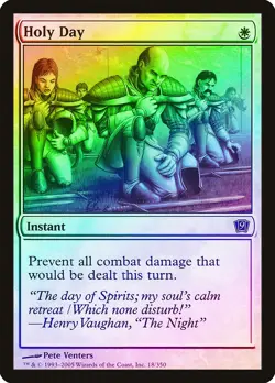 Holy Day FOIL 9th Edition PLD White Common MAGIC THE GATHERING CARD ABUGames - Image 1