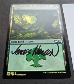MtG Magic Jim Nelson Artist Proof _ FOIL M20 _ FOREST _ VHTF 1/30! $100K Summer! - Image 2