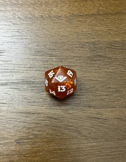 Magic Gathering Outlaws Thunder Junction Oversized Spindown D20 Life Counter MTG - Image 1