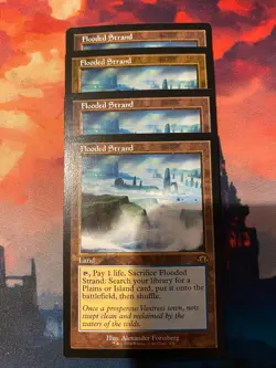 MTG Modern Horizons 3 Flooded Strand Retro Frame x 4 - Image 1
