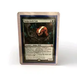 MTG Avatar Badgermole Cub Mythic Rare Magic The Gathering NM+ Never Played - Image 1