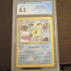 2x Gyarados Holo Pokemon Base Set Unlimited 6/102 CGC 8.5 1999 Cards - Image 2