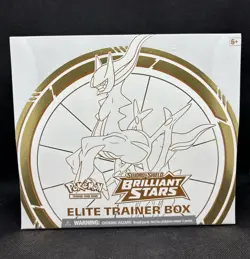 Pokemon TCG Brilliant Stars Elite Trainer Box ETB Sealed See Pics of Small TEAR 820650850127 - Image 1