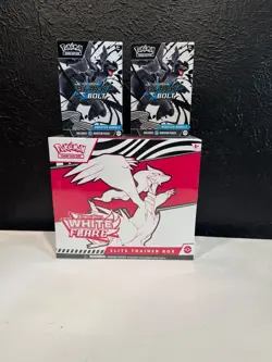 Pokemon White Flare Elite Trainer Box + Black Bolt Booster Bundles Sealed FAST - Image 1