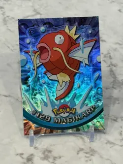Topps Pokemon TV Animation Series 3 Rainbow Foil Holo #129 Magikarp - Image 3