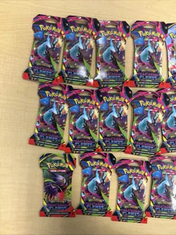 Pokemon TCG Mega Evolution Phantasmal Flames Sleeved Packs Lot of 17 SEALED - Image 2