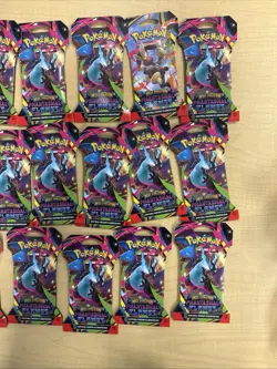 Pokemon TCG Mega Evolution Phantasmal Flames Sleeved Packs Lot of 17 SEALED - Image 3