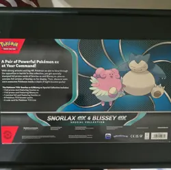 Pokemon Snorlax Ex & Blissey Ex Special Collection Box (NEW & SEALED) - Image 2
