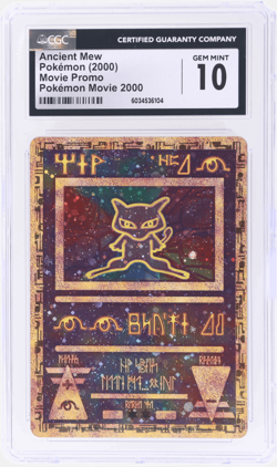 2000 Pokemon Game Promo Ancient Mew '00 Movie # CGC 10 - Image 1