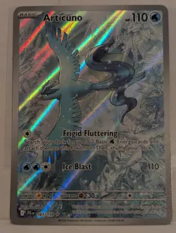 Pokemon TCG Articuno IR 161/159 Journey Together NM/Mint Condition - Image 1