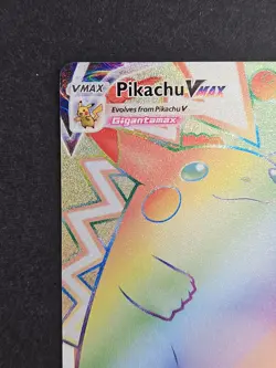 Pokemon TCG Pikachu Vmax Rainbow Rare 188/185 Vivid Voltage Secret Rare - Image 5