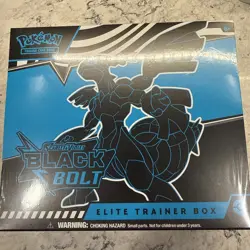 Black and Bolt Elite Trainer Box Scarlet and Violet Pokemon TCG Factory Sealed - Image 1