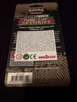 Pokemon Black & White Next Destinies Blister Packs (Reshiram & Mewtwo) Very Good - Image 3