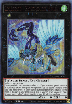 Lyrilusc-Ensemblue Robin - LED8-EN037 Ultra Rare 1st Ed NM - Yugioh - Image 1