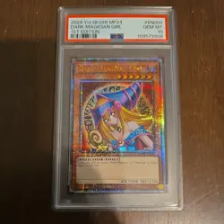 Yu-Gi-Oh Dark Magician Girl - PSA 10 GEM MT - MP24-EN009 - Quarter Century Rare - Image 1