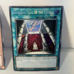Jinzo SBCB-EN147 & Valhalla, Hall of the Fallen EN141 SECRET Rare 1st Ed Yugioh - Image 3