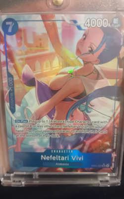 One Piece EB04-025 Nefeltari Vivi Alt Art OP14 The Azure Sea’s Seven NM In Hand! - Image 1