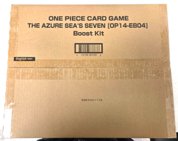 ONE PIECE TCG THE AZURE SEA'S SEVEN OP-14 BOOST KIT PROMOTIONAL PROMO NEW SEALED - Image 1