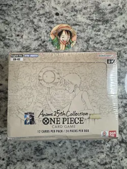 One Piece TCG EB-02 English Anime 25th Collection Booster Box, New Sealed EB02 - Image 1