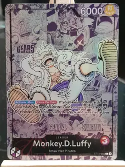 Carte one piece Monkey D Luffy custom ST10-002 L - One piece Eng cartes Proxy - Image 4
