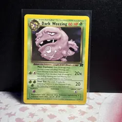 Dark Weezing - 31/82 - Pokemon Team Rocket Unlimited Rare Card WOTC - Image 1