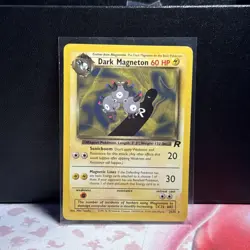 Pokemon TCG Dark Magneton Team Rocket 28/82 Vintage WOTC Non Holo Rare Card - Image 1