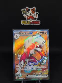 Lycanroc EX 241/193 Sv02: Paldea Evolved Holo English Full Art Pokemon Card - Image 1
