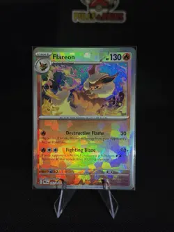 Pokemon TCG Flareon 013/131 Pokeball Prismatic Evolutions Card - Image 1