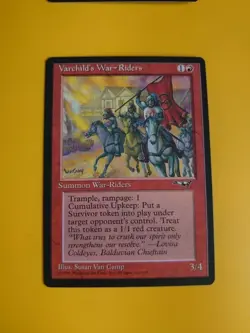 Varchild's War-Riders. Summon MTC card. Old Vintage. Alliances. 1996 - Image 1