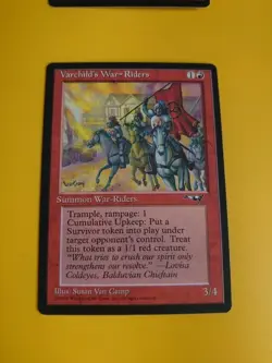Varchild's War-Riders. Summon MTC card. Old Vintage. Alliances. 1996 - Image 2
