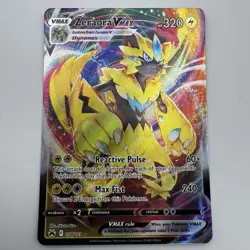 Pokemon TCG Zeraora VMAX 054/159 SWSH Crown Zenith Card Full Art Near Mint - Image 1