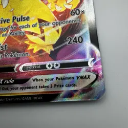 Pokemon TCG Zeraora VMAX 054/159 SWSH Crown Zenith Card Full Art Near Mint - Image 3