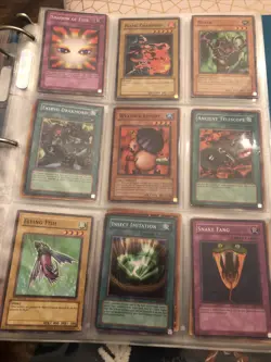 Rare 1996 Yugioh Card Lot 292 Total Unsorted/Binder Collection And Game Board - Image 5