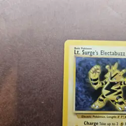 Lt. Surge's Electabuzz 27/132 Pokemon Gym Heroes Regular Rare Card - MP - Image 2