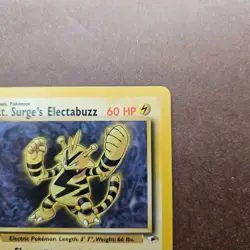 Lt. Surge's Electabuzz 27/132 Pokemon Gym Heroes Regular Rare Card - MP - Image 3