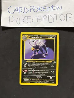 Pokemon Card Houndoom 23/75-Neo Discovery-Ita-No Holo-Exc! - Image 1
