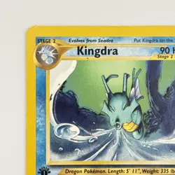 Kingdra Rare Neo Revelation 1st Edition 19/64 Pokemon Card LP - Image 2