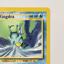 Kingdra Rare Neo Revelation 1st Edition 19/64 Pokemon Card LP - Image 3