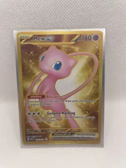 Pokemon Card Mew EX 205/165 Gold Hyper Rare Scarlet & Violet 151 Near Mint - Image 1