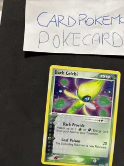 Pokemon Card Dark Celebi 4/101-Ex Leggende Nascoste -swirl-eng-mint! - Image 4